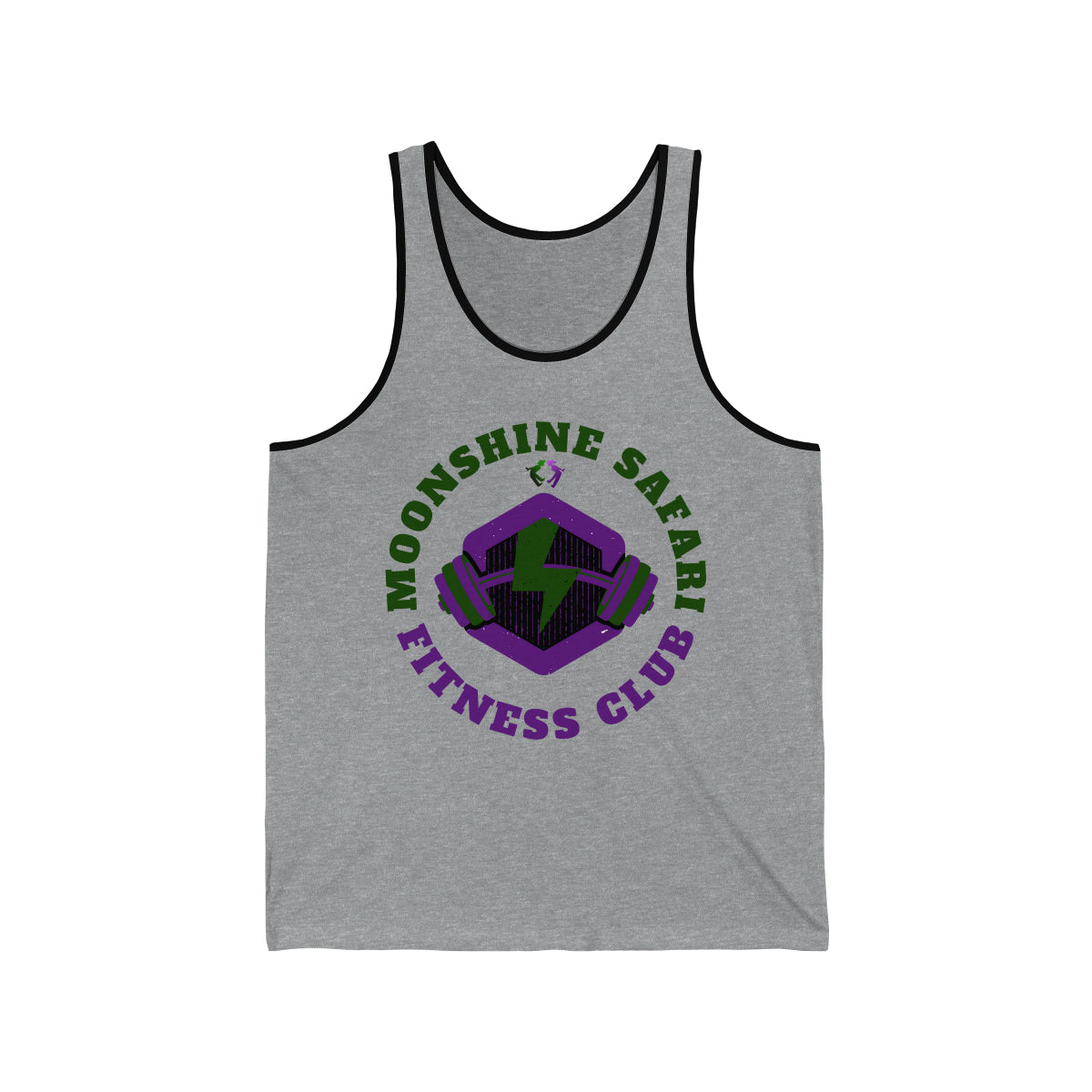 MoonShine Safari Fitness Center Unisex Jersey Tank