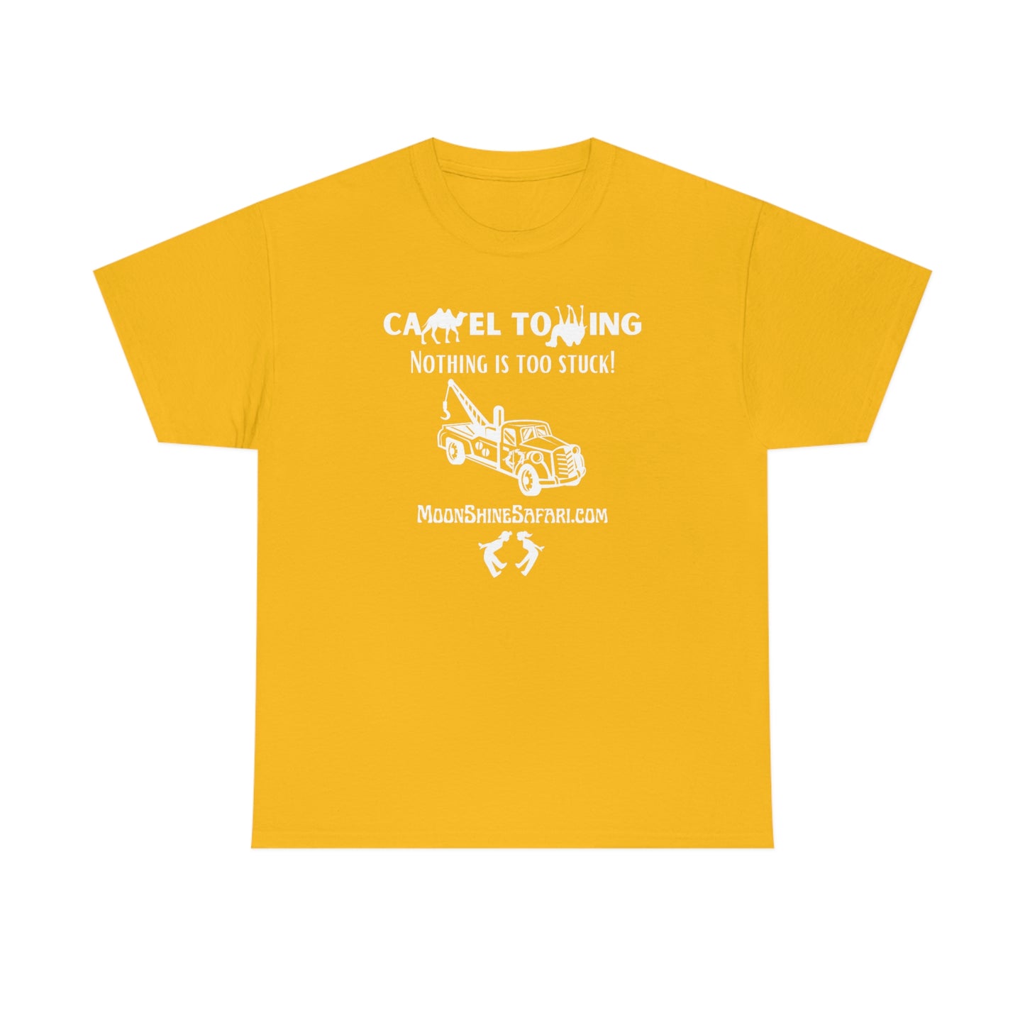 MoonShine Safari Camel Towing Unisex Heavy Cotton Tee