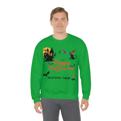 MoonShine Safari Halloween Unisex Heavy Blend™ Crewneck Sweatshirt