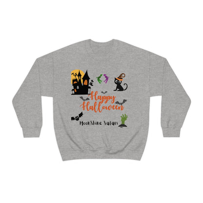 MoonShine Safari Halloween Unisex Heavy Blend™ Crewneck Sweatshirt