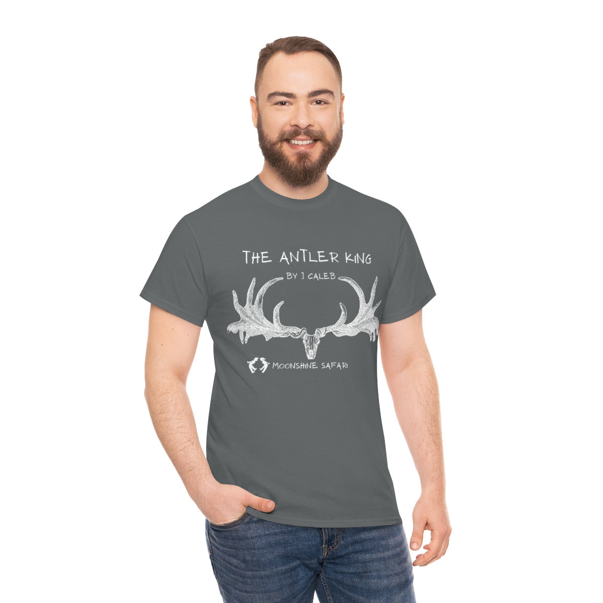 Antler King by J Caleb Unisex Heavy Cotton Tee