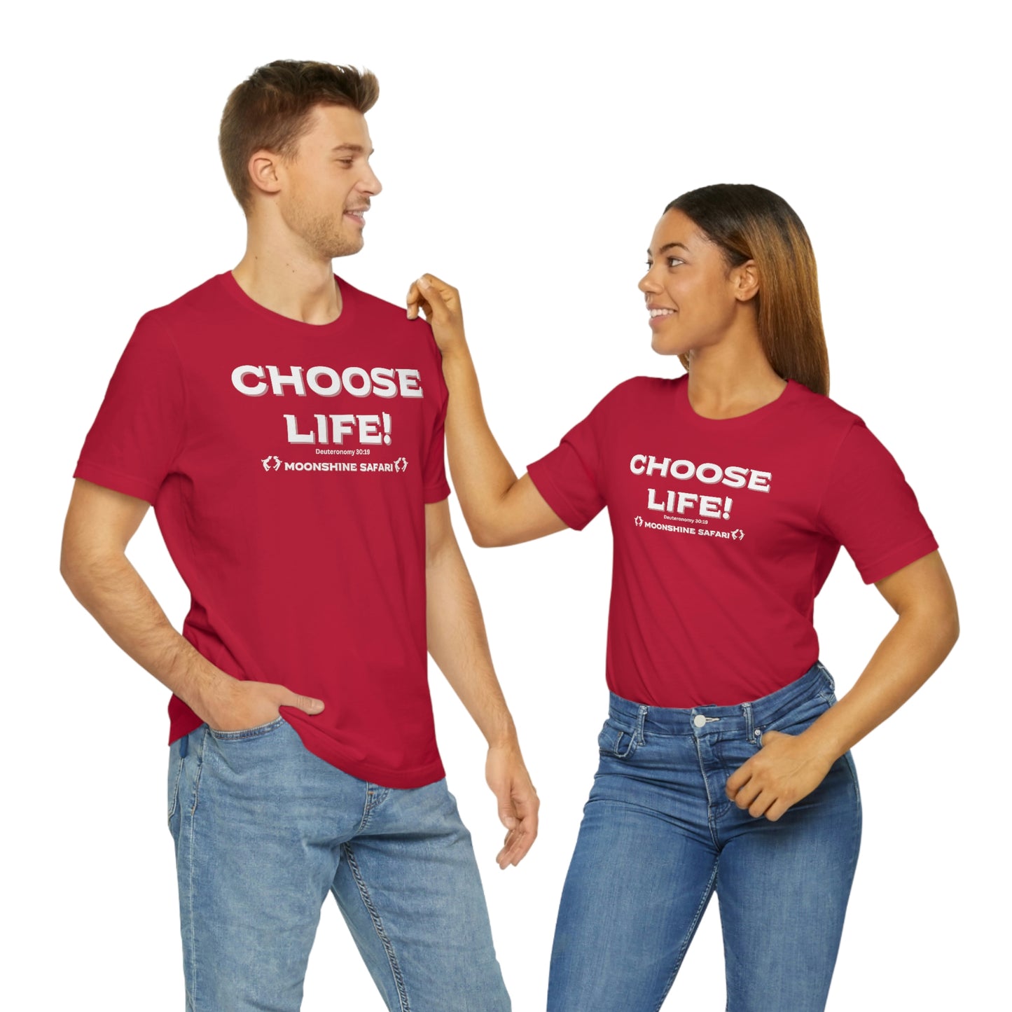 MoonShine Safari Choose Life! Unisex Jersey Short Sleeve Tee