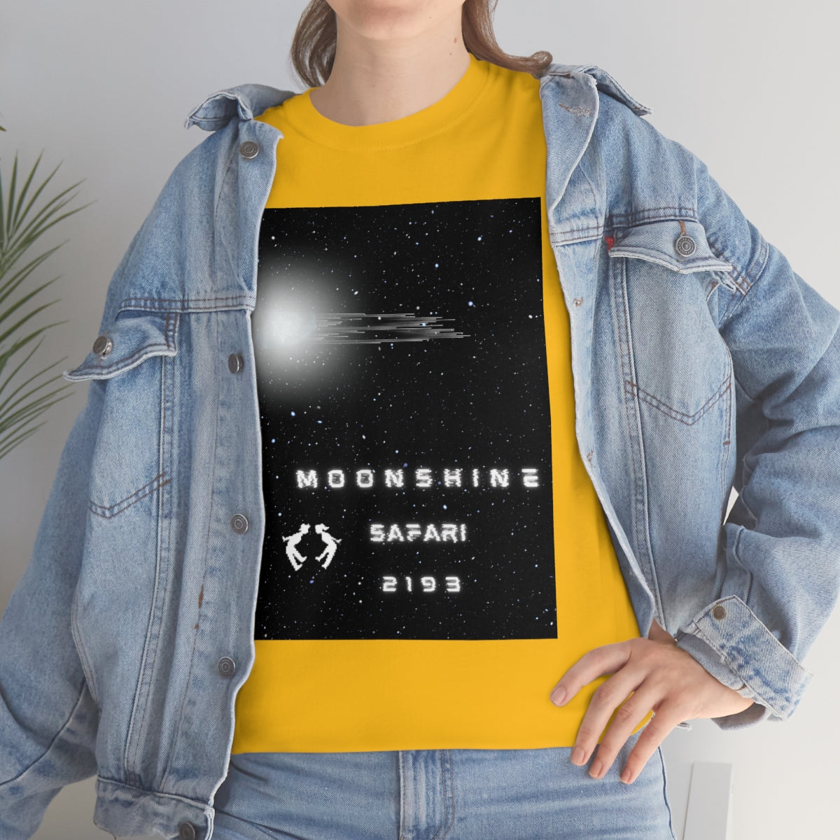 MoonShine Safari Spaceship Unisex Heavy Cotton Tee