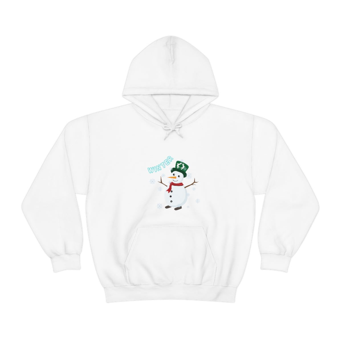 MoonShine Safari Winter Snowman Unisex Heavy Blend™ Hooded Sweatshirt