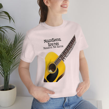 MoonShine Safari Air Acoustic Guitar Unisex Jersey Short Sleeve Tee