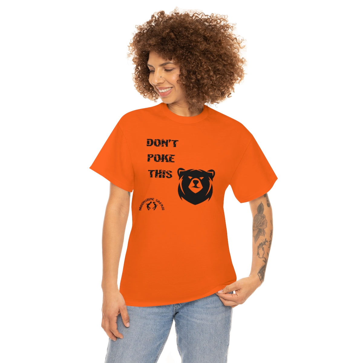 MoonShine Safari Dont Poke Unisex Heavy Cotton Tee