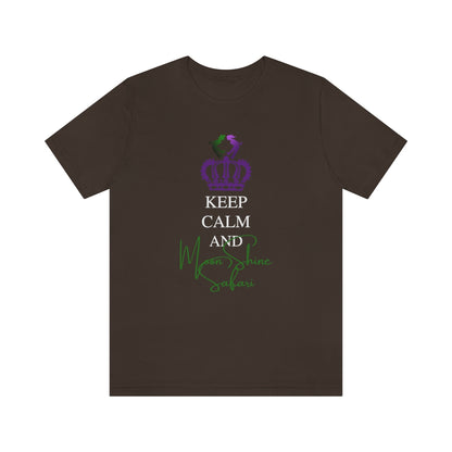 MoonShine Safari Keep Calm Unisex Jersey Short Sleeve Tee