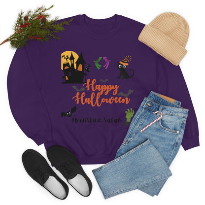 MoonShine Safari Halloween Unisex Heavy Blend™ Crewneck Sweatshirt