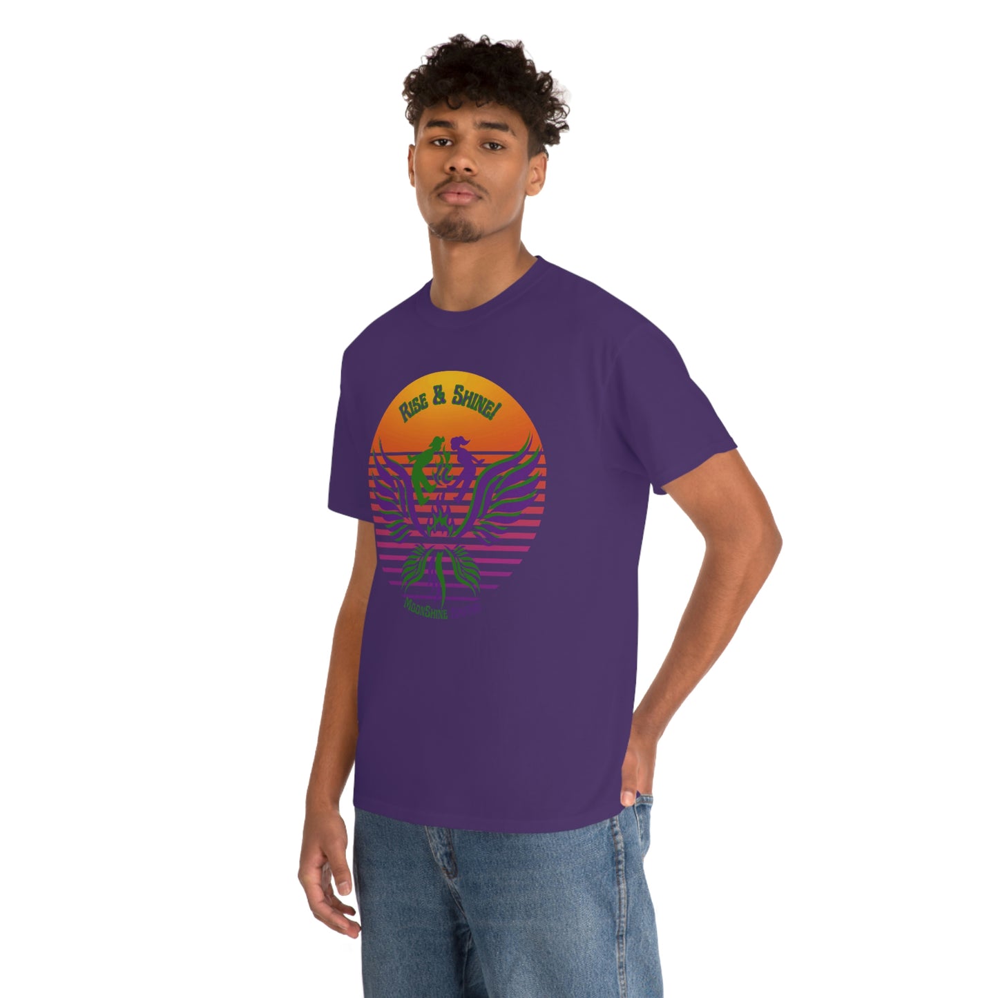 MoonShine Safari "Sun" Rise & Shine Unisex Heavy Cotton Tee