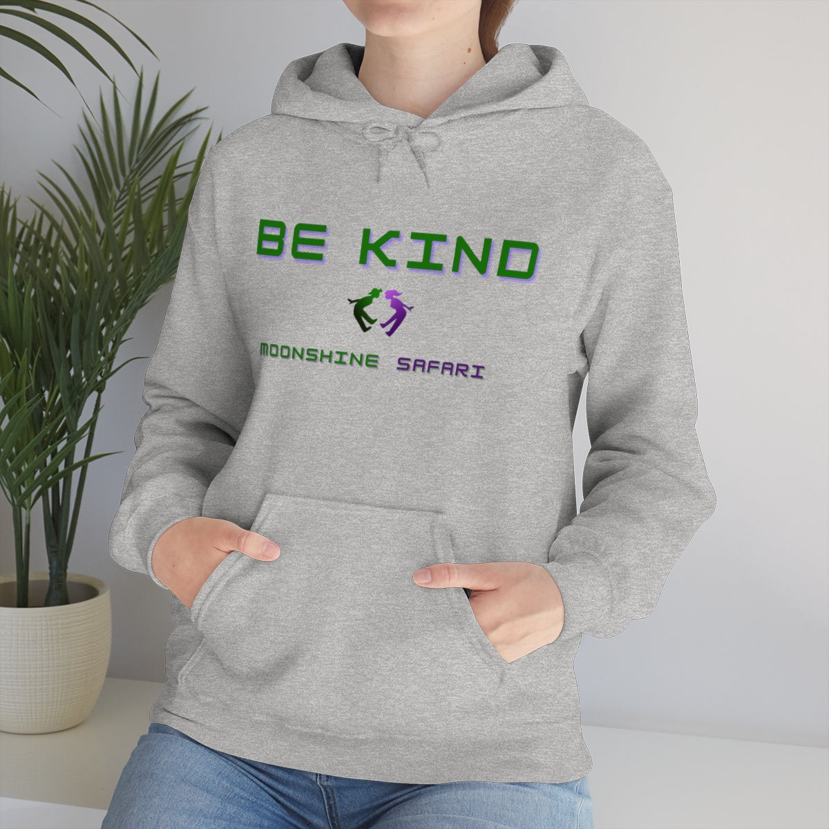 MoonShine Safari Be Kind Unisex Heavy Blend™ Hooded Sweatshirt