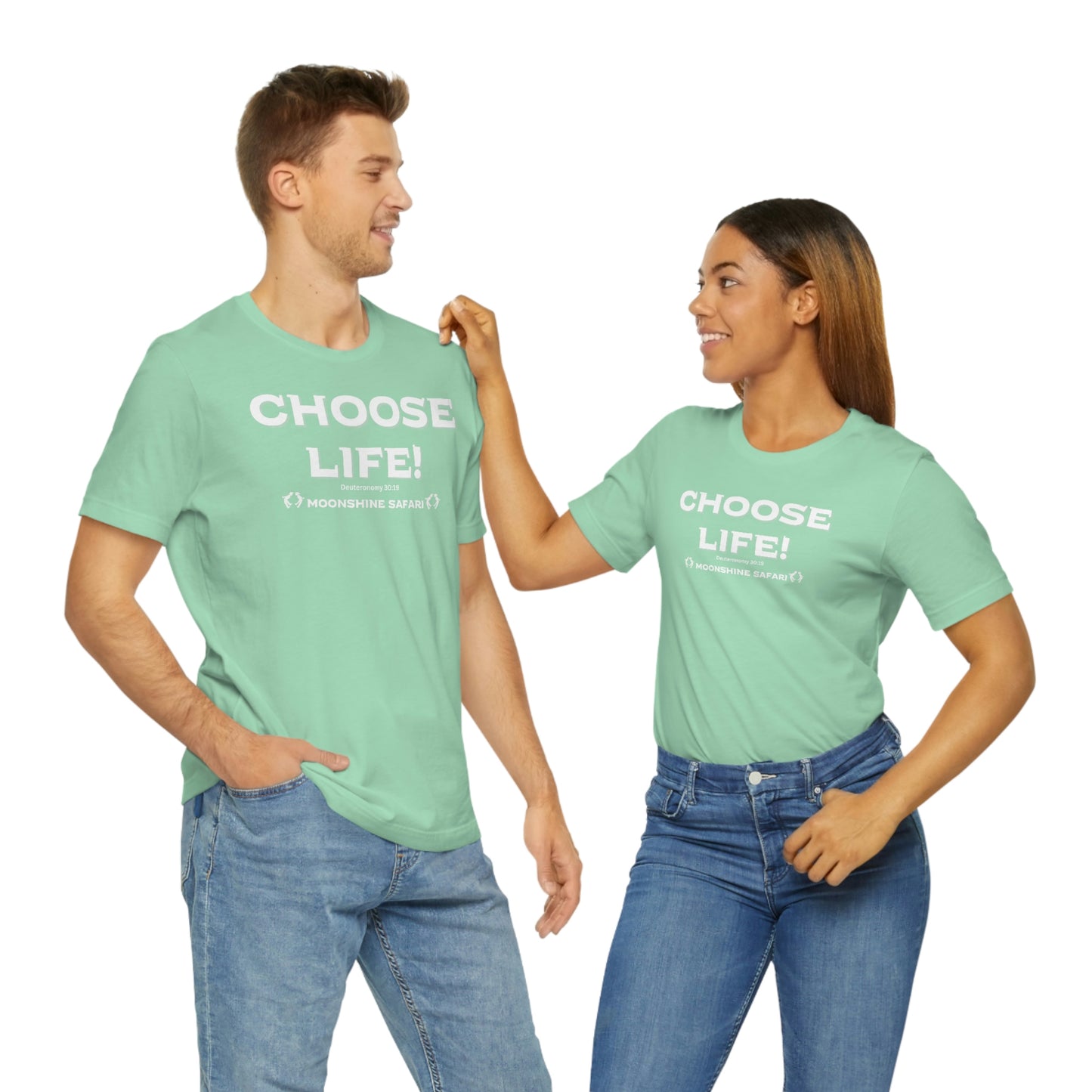 MoonShine Safari Choose Life! Unisex Jersey Short Sleeve Tee