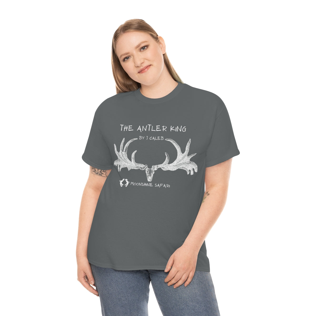 Antler King by J Caleb Unisex Heavy Cotton Tee