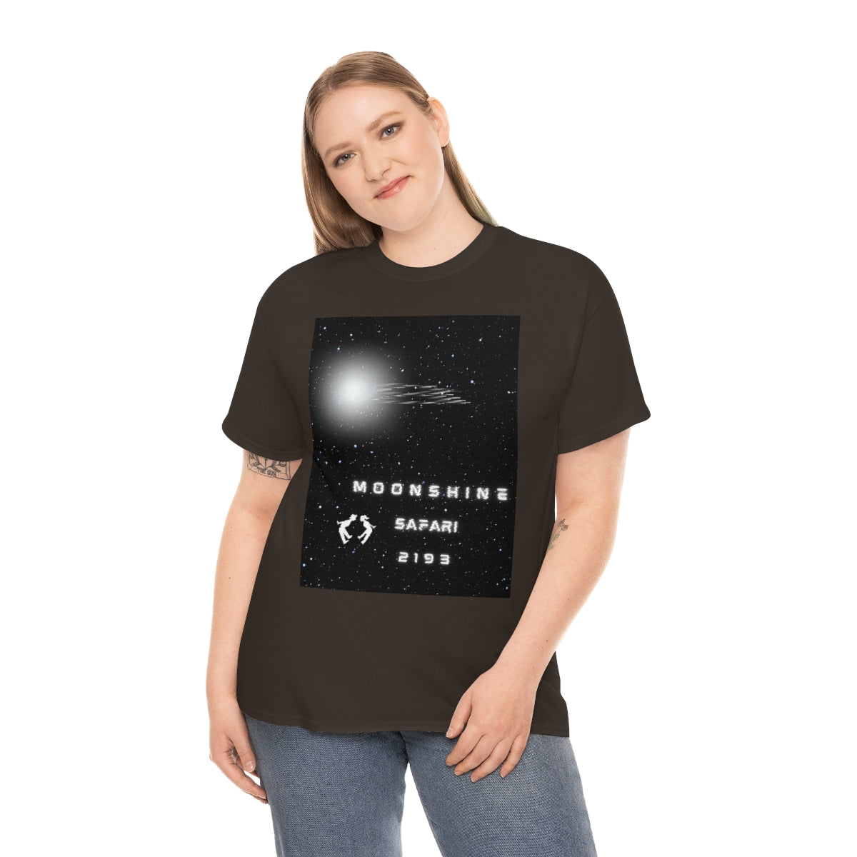 MoonShine Safari Spaceship Unisex Heavy Cotton Tee