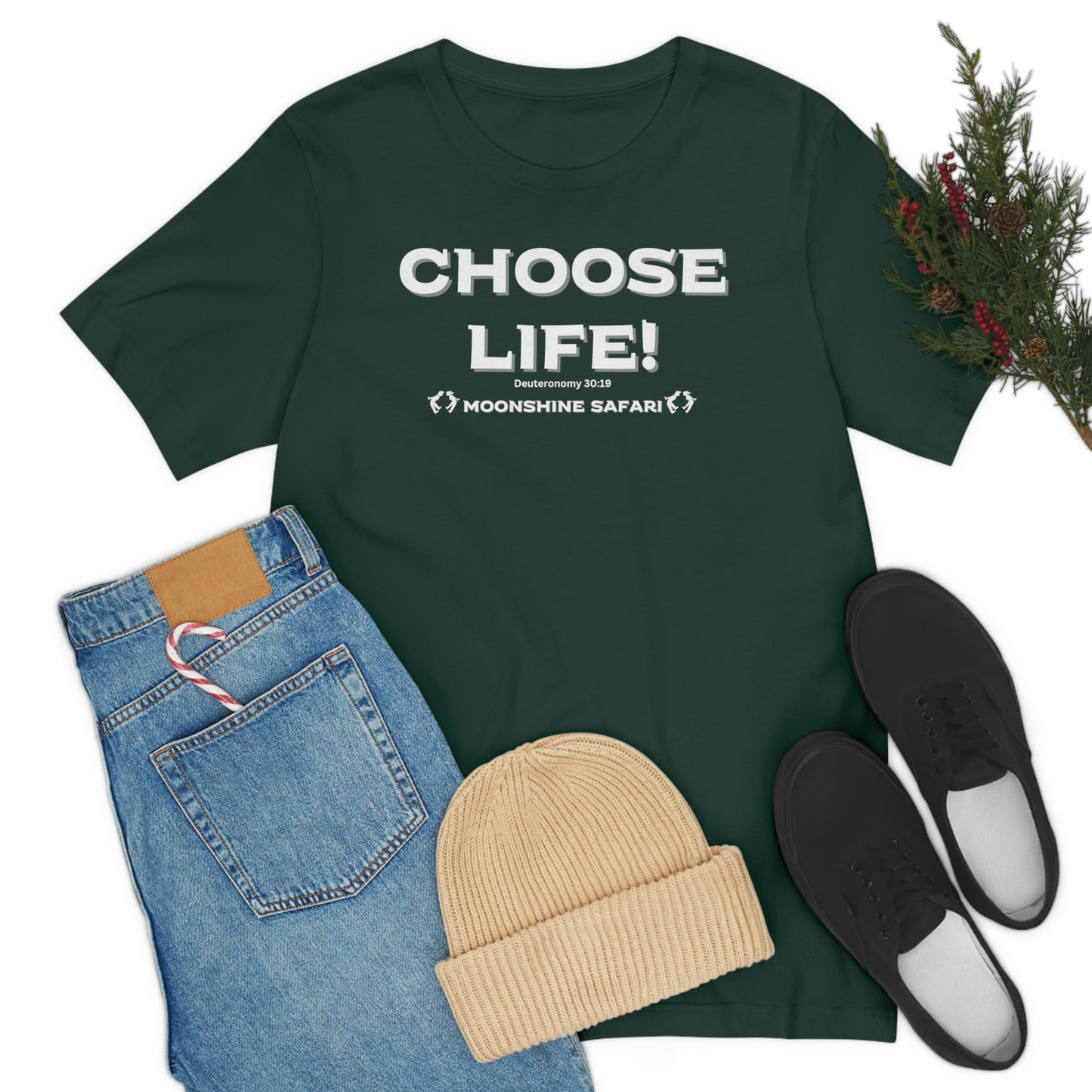 MoonShine Safari Choose Life! Unisex Jersey Short Sleeve Tee