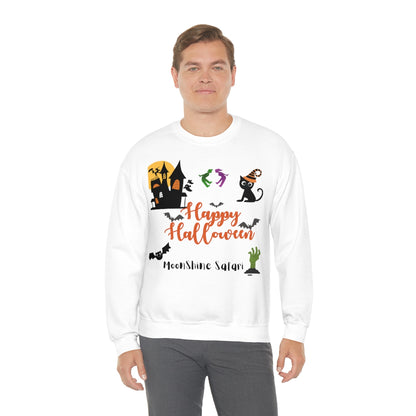 MoonShine Safari Halloween Unisex Heavy Blend™ Crewneck Sweatshirt