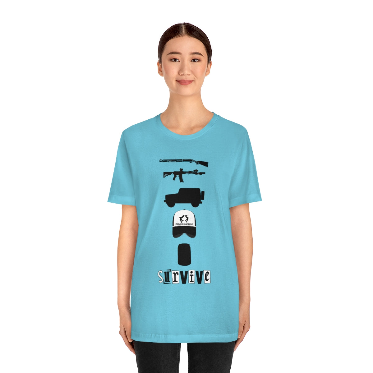 MoonShine Safari Survive Unisex Jersey Short Sleeve Tee