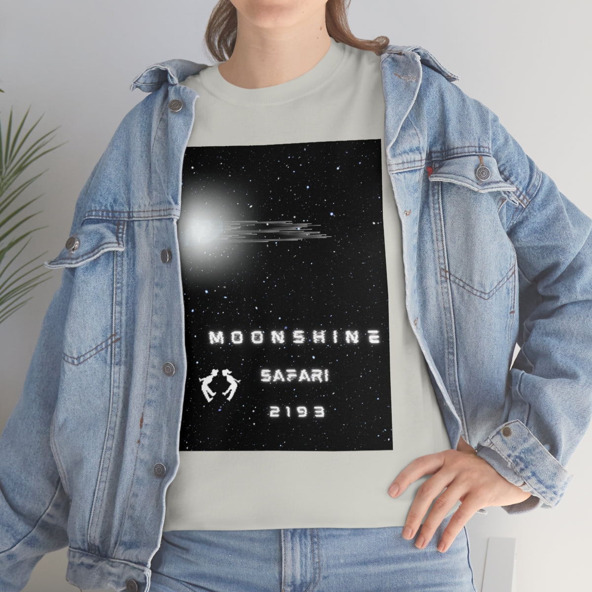 MoonShine Safari Spaceship Unisex Heavy Cotton Tee