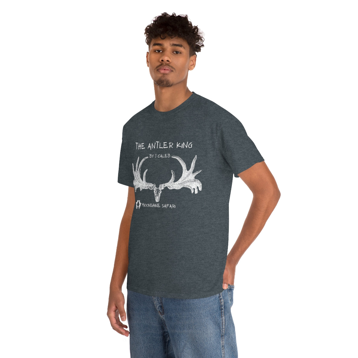 Antler King by J Caleb Unisex Heavy Cotton Tee