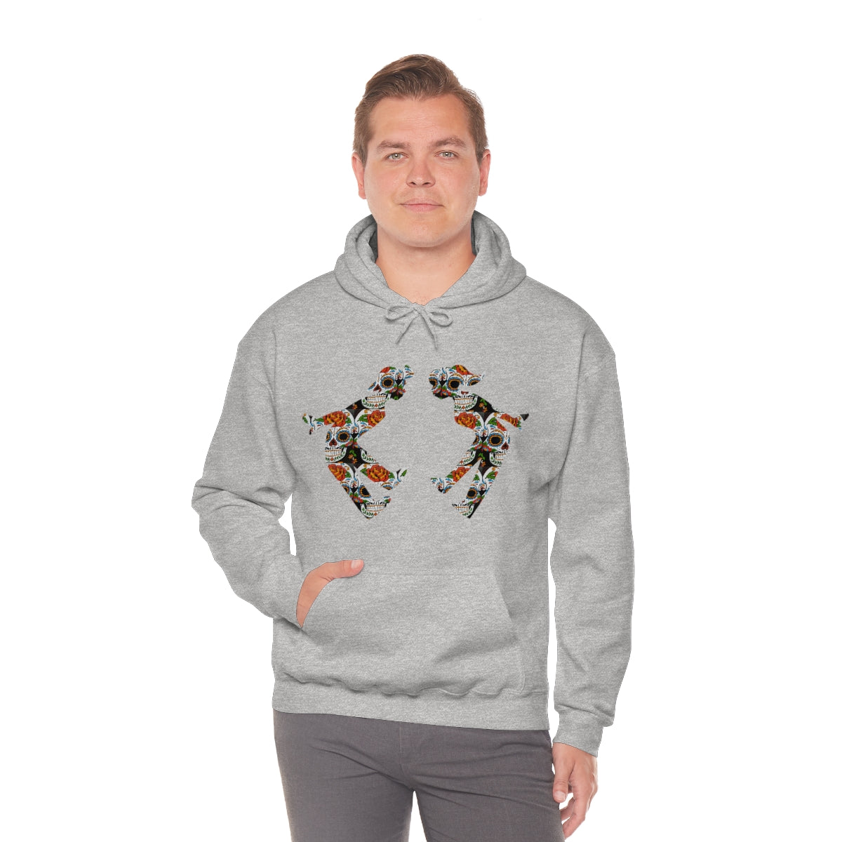 MoonShine Safari Sugar Skull Unisex Heavy Blend™ Hooded Sweatshirt