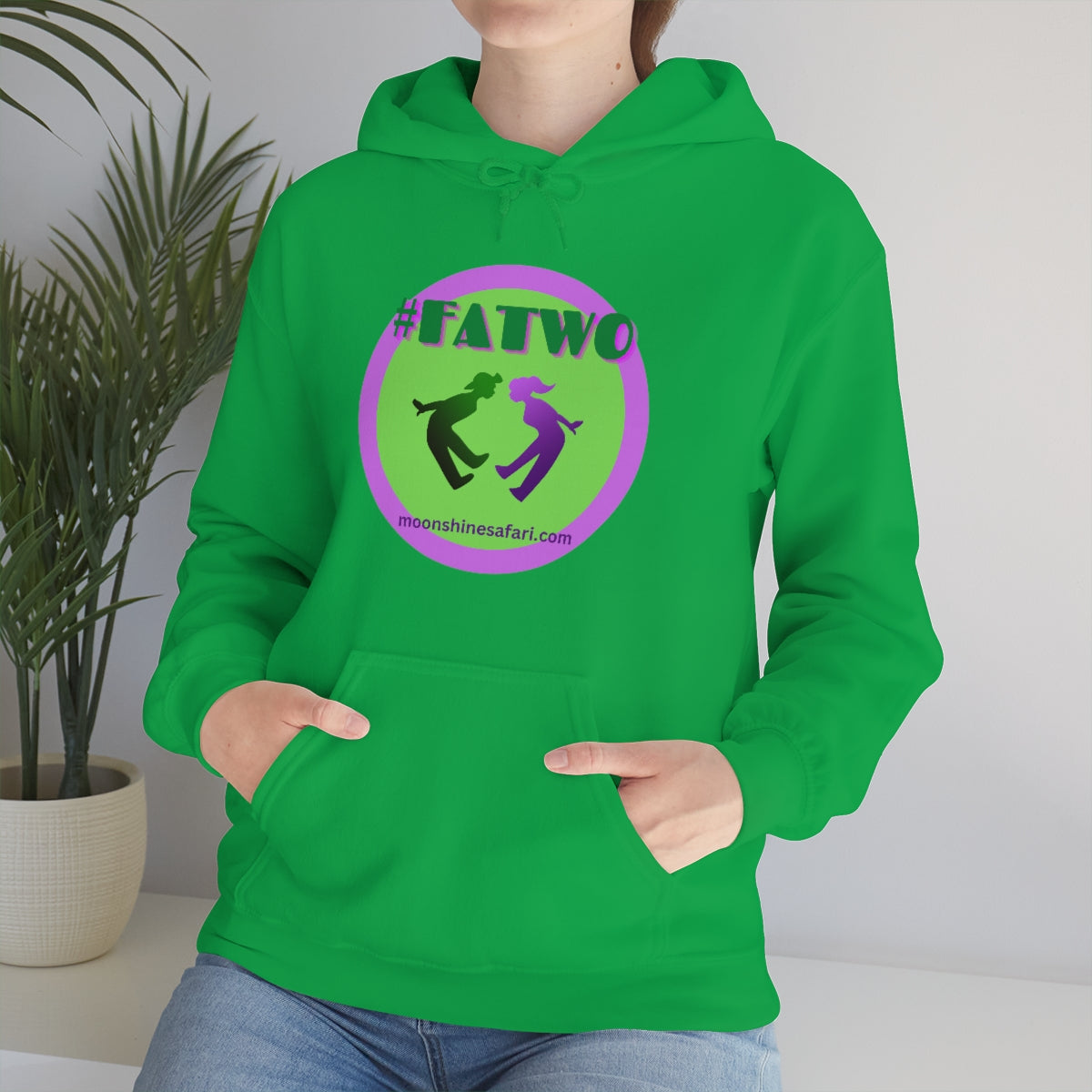 #FATWO MoonShine Safari Unisex Heavy Blend™ Hooded Sweatshirt