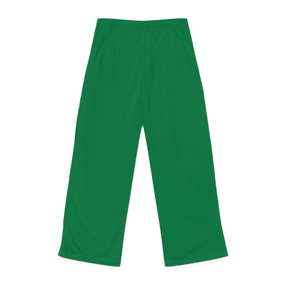 MoonShine Safari Plaid Green  Women's Pajama Pants (AOP)