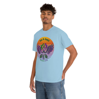 MoonShine Safari "Sun" Rise & Shine Unisex Heavy Cotton Tee