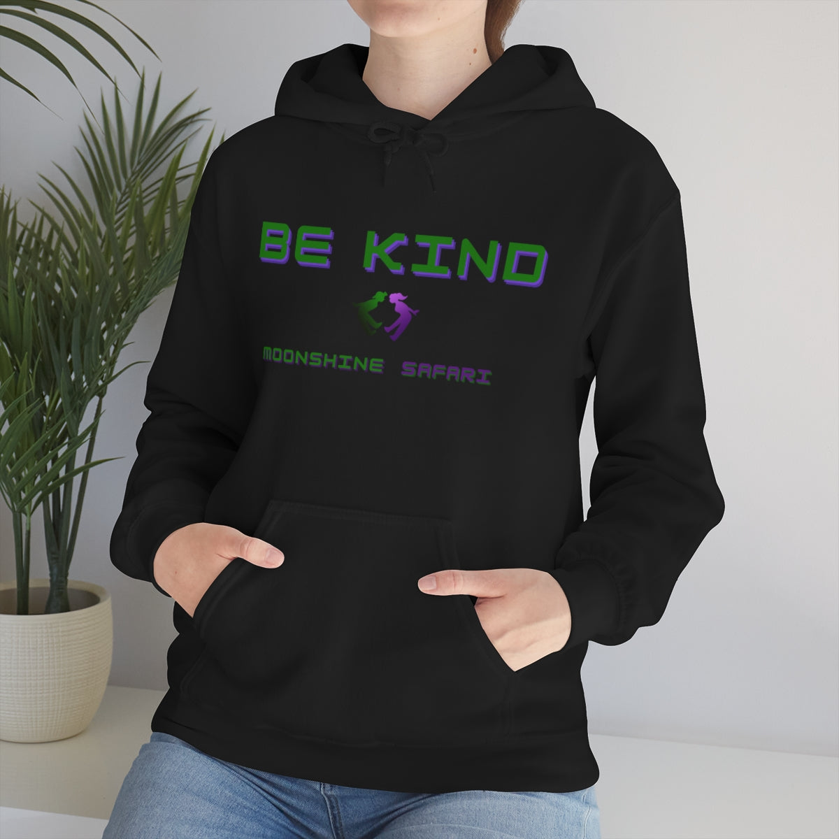 MoonShine Safari Be Kind Unisex Heavy Blend™ Hooded Sweatshirt