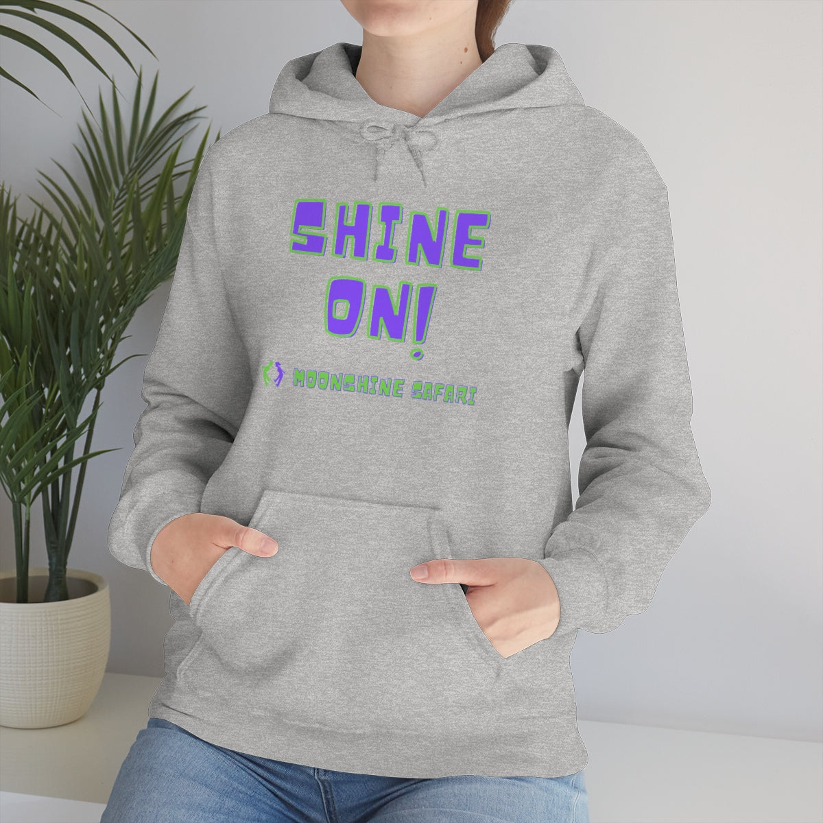 MoonShine Safari Shine On Unisex Heavy Blend™ Hooded Sweatshirt