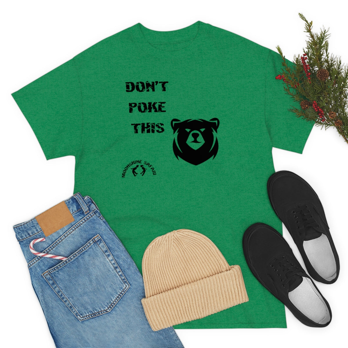 MoonShine Safari Dont Poke Unisex Heavy Cotton Tee