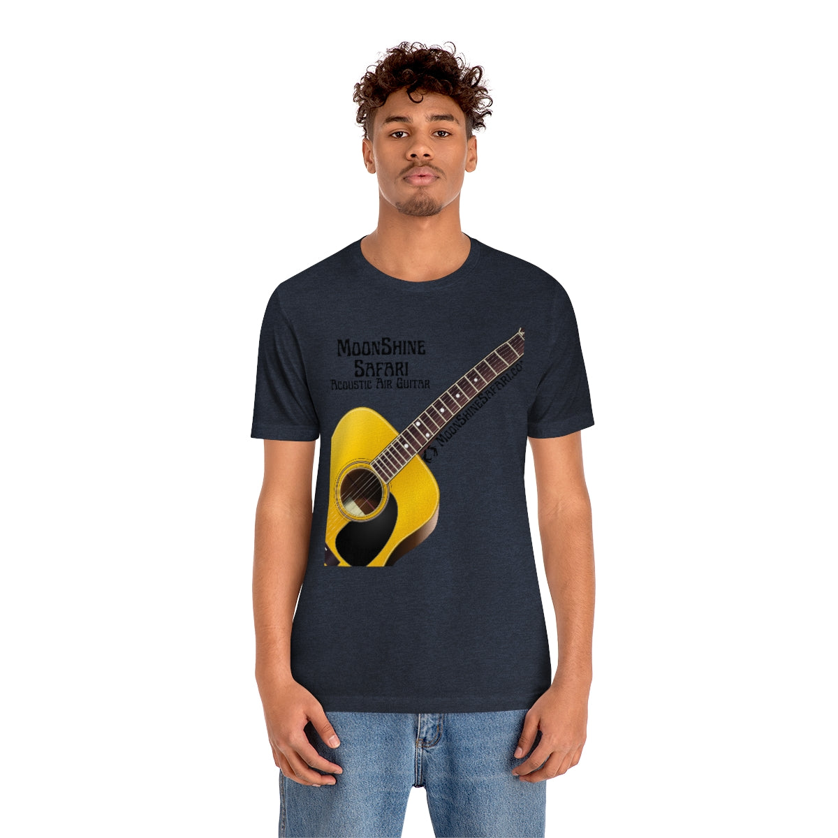 MoonShine Safari Air Acoustic Guitar Unisex Jersey Short Sleeve Tee