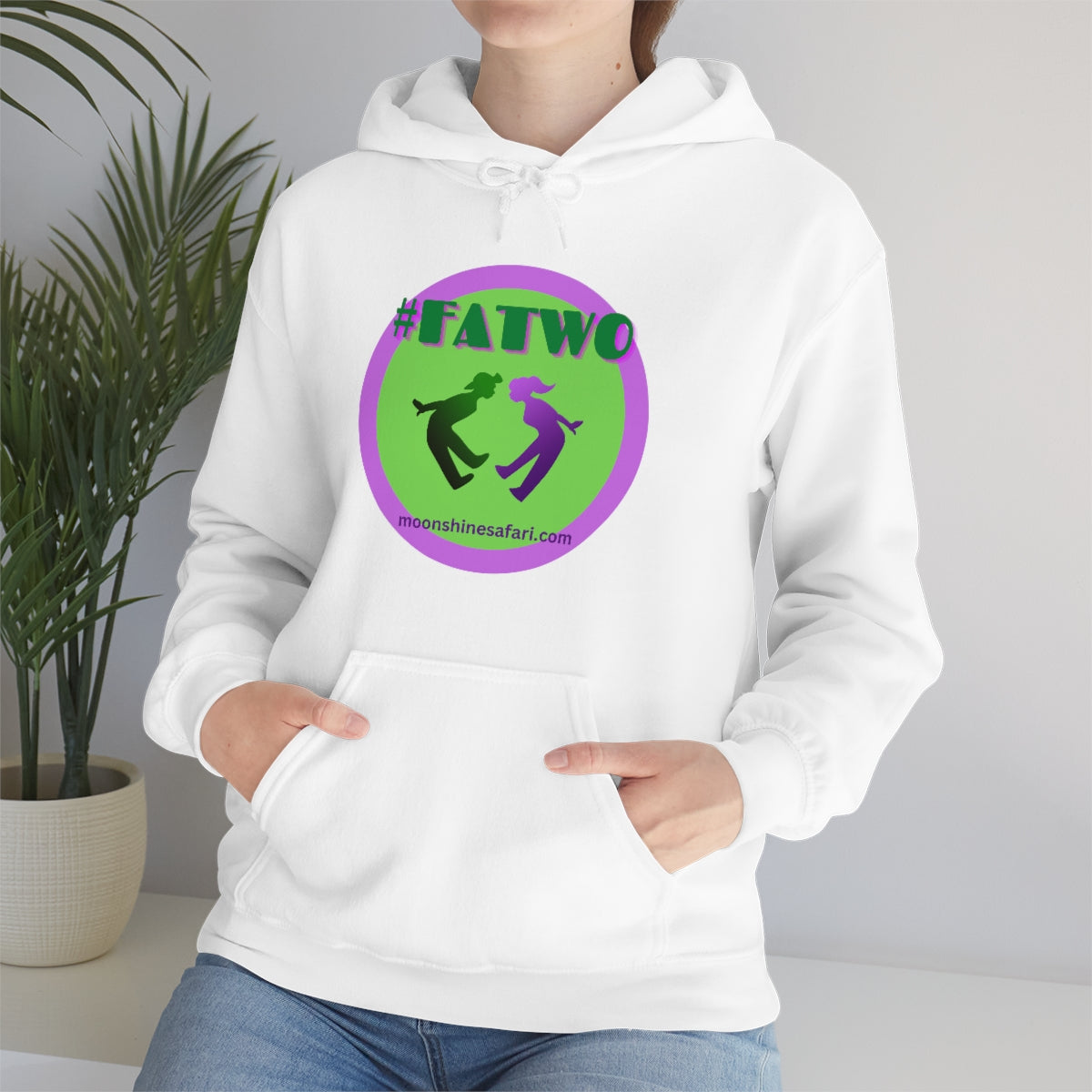 #FATWO MoonShine Safari Unisex Heavy Blend™ Hooded Sweatshirt