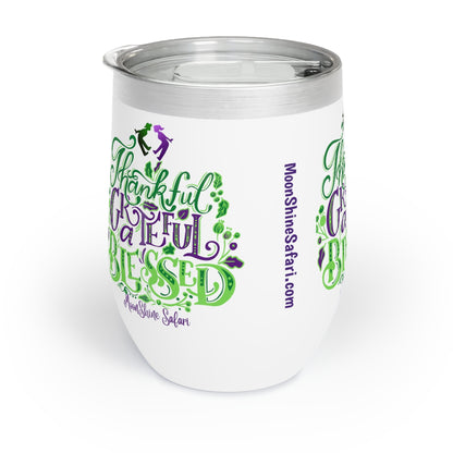 MoonSHine Safari Grateful Chill Wine Tumbler