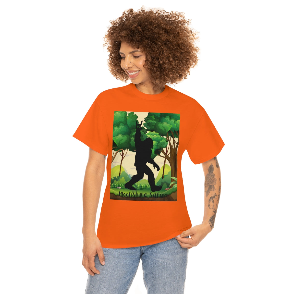 MoonShine Safari Squatch Unisex Heavy Cotton Tee