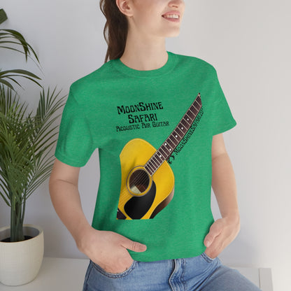 MoonShine Safari Air Acoustic Guitar Unisex Jersey Short Sleeve Tee