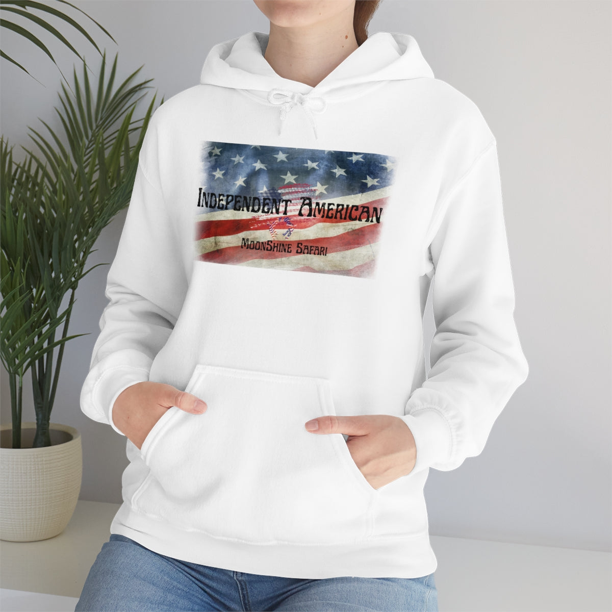 MoonShine Safari Independent American Unisex Heavy Blend™ Hooded Sweatshirt