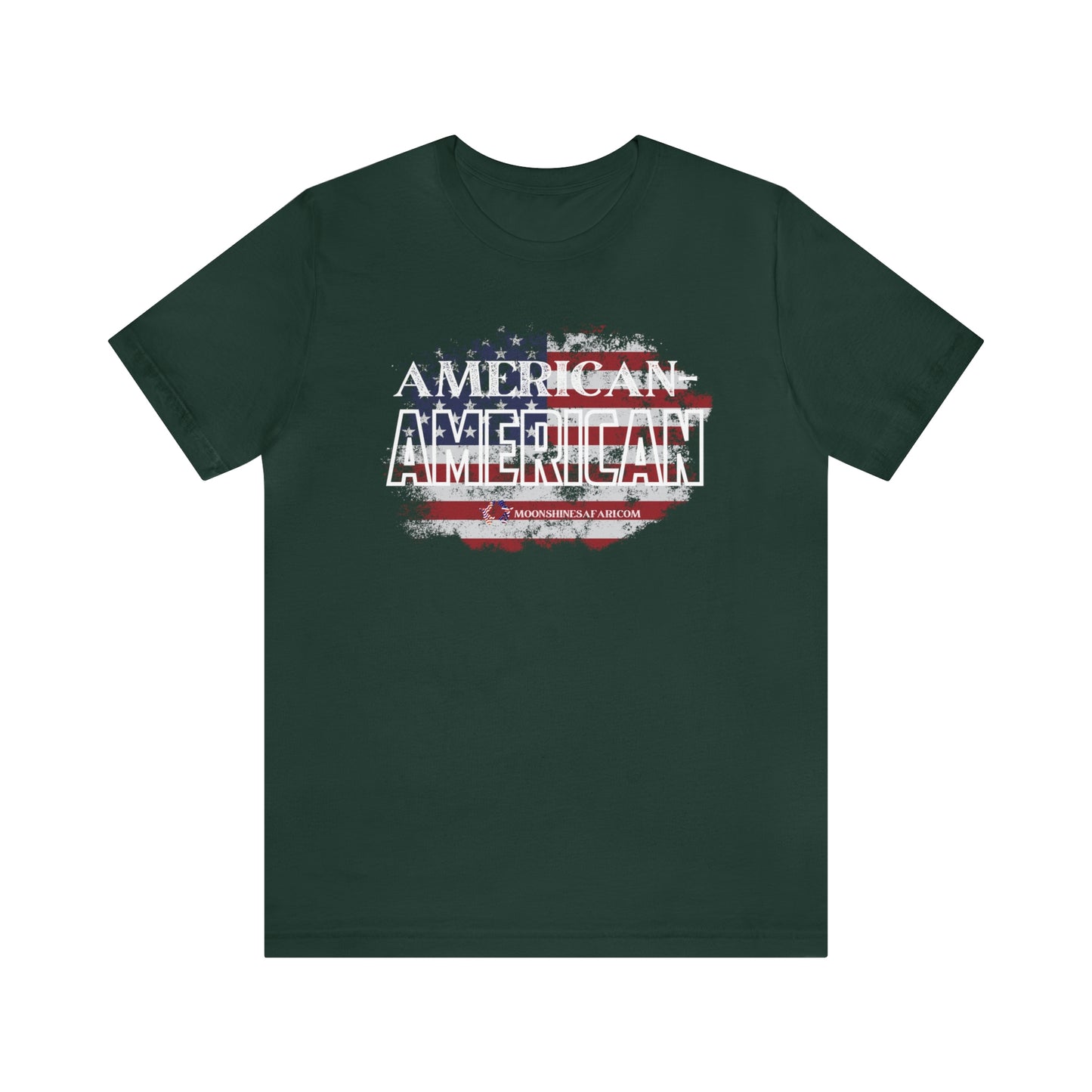 MoonShine Safari American-American Unisex Jersey Short Sleeve Tee