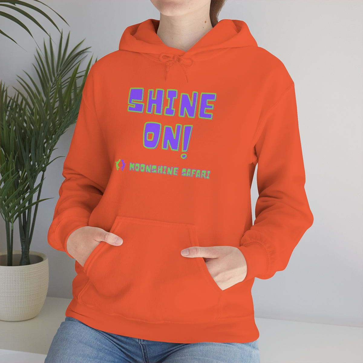 MoonShine Safari Shine On Unisex Heavy Blend™ Hooded Sweatshirt