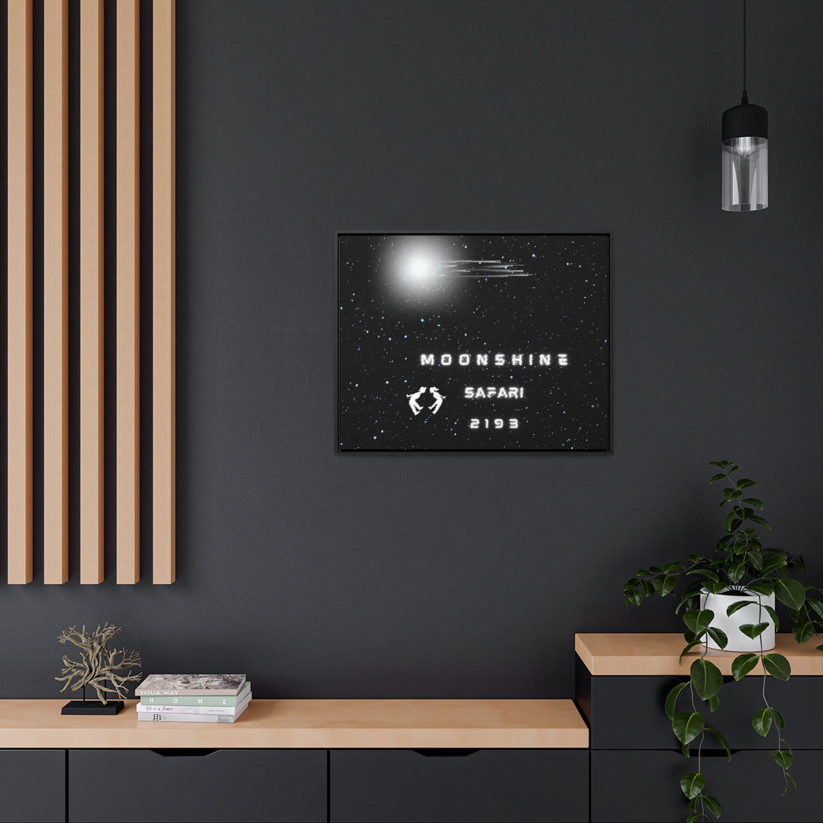 MoonShine Safari Spaceship Gallery Canvas Wraps, Horizontal Frame