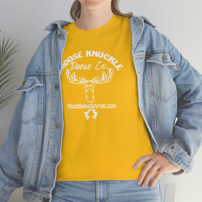 MoonShine Safari Moose Knuckle Dance Co Unisex Heavy Cotton Tee