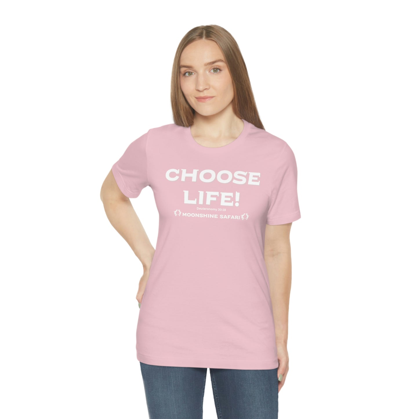 MoonShine Safari Choose Life! Unisex Jersey Short Sleeve Tee