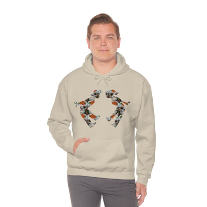 MoonShine Safari Sugar Skull Unisex Heavy Blend™ Hooded Sweatshirt