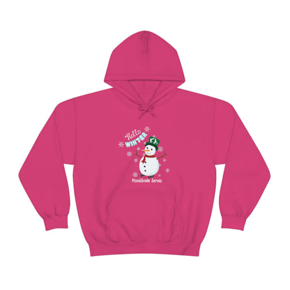 MoonShine Safari Winter Snowman Unisex Heavy Blend™ Hooded Sweatshirt