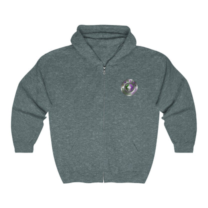 MoonShine Safari OG + Medallion Unisex Heavy Blend™ Full Zip Hooded Sweatshirt