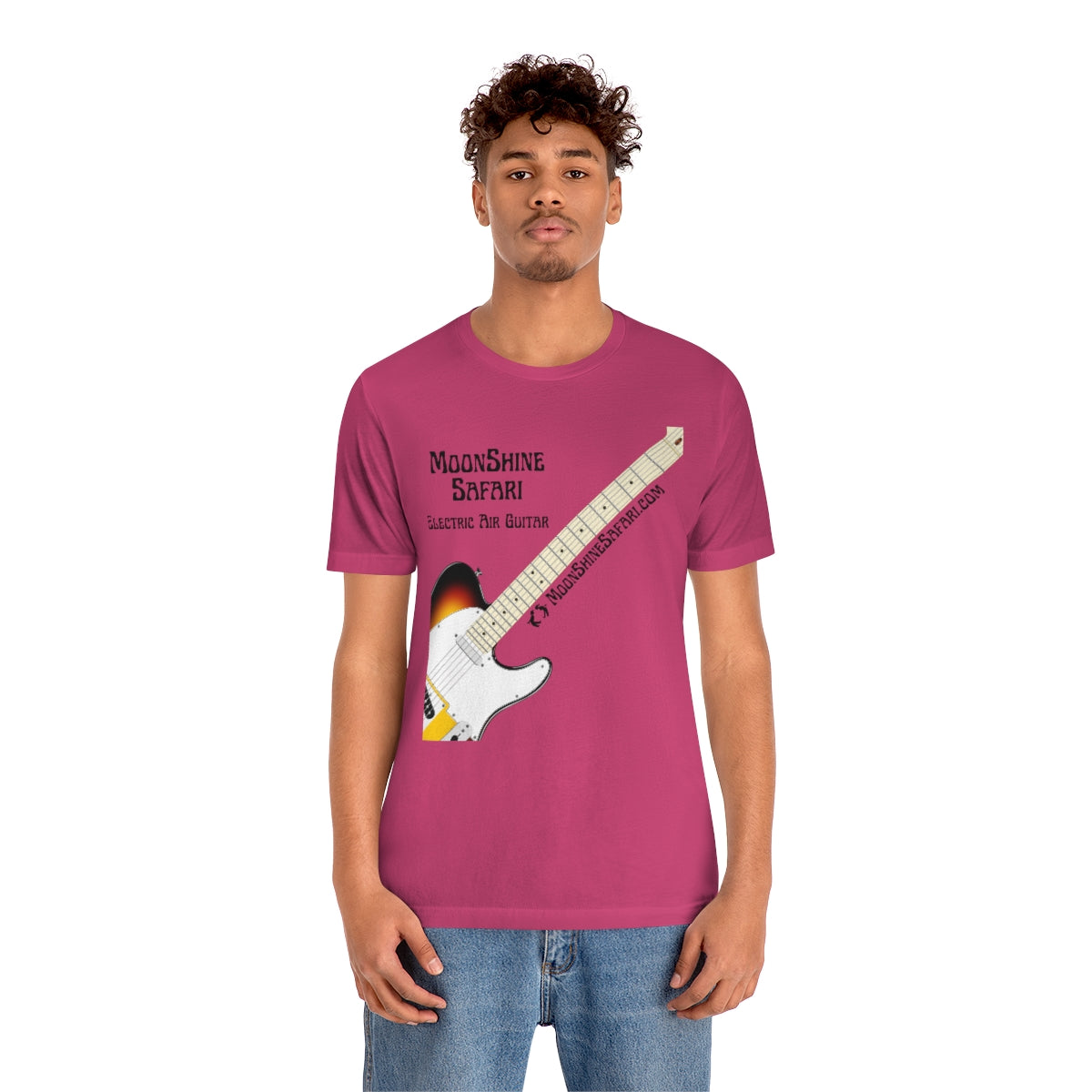 MoonShine Safari Air Electric Guitar Unisex Jersey Short Sleeve Tee