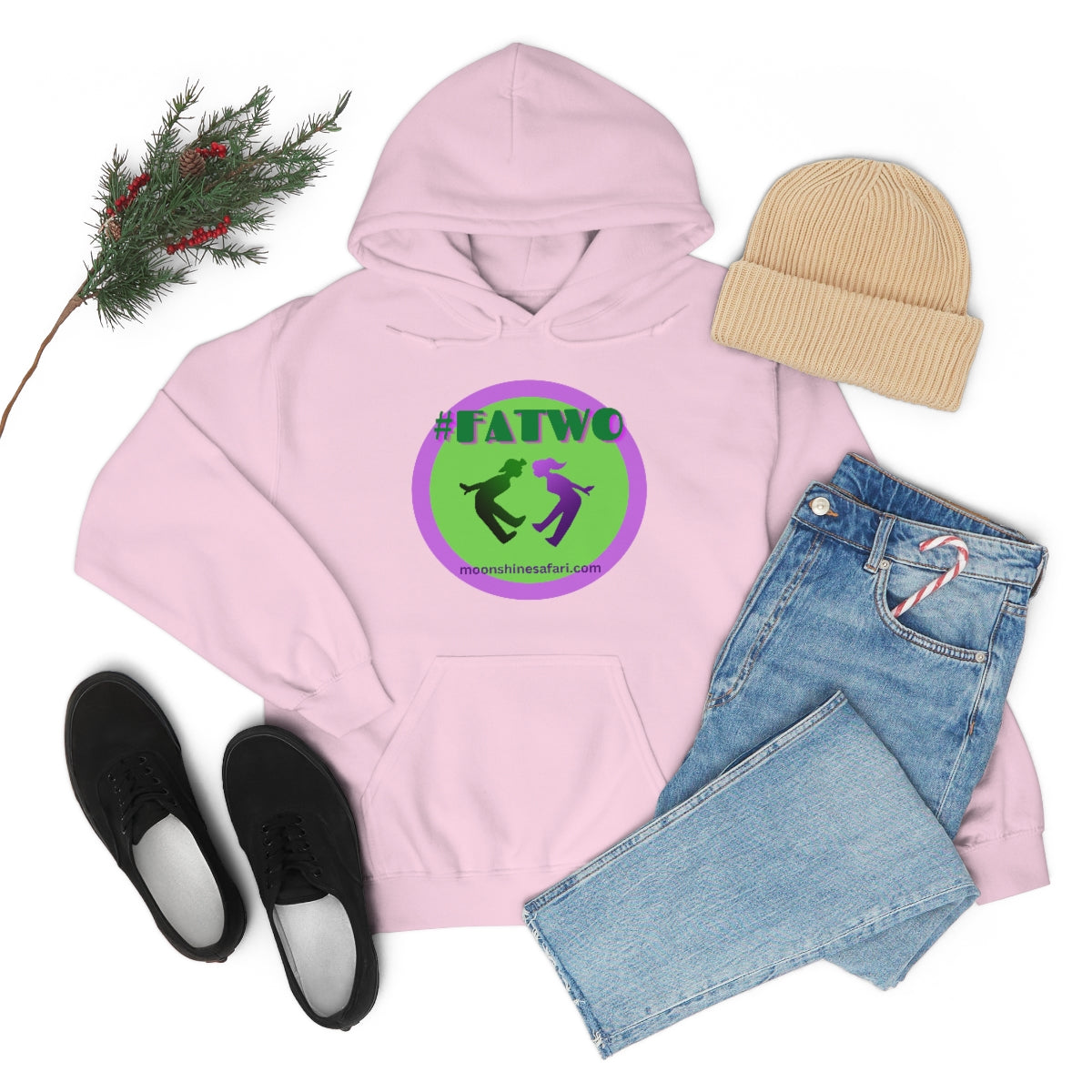 #FATWO MoonShine Safari Unisex Heavy Blend™ Hooded Sweatshirt