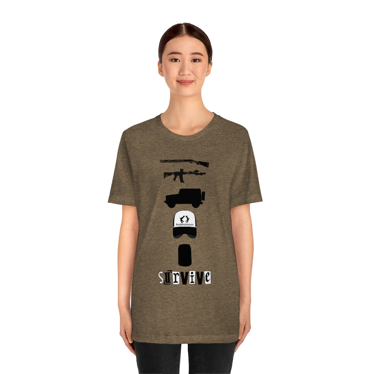 MoonShine Safari Survive Unisex Jersey Short Sleeve Tee