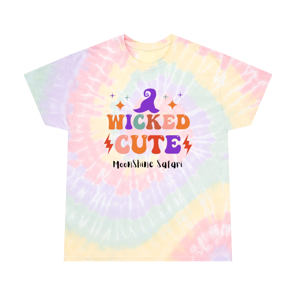 MoonShine Safari Wicked Cute Tie-Dye Tee, Spiral