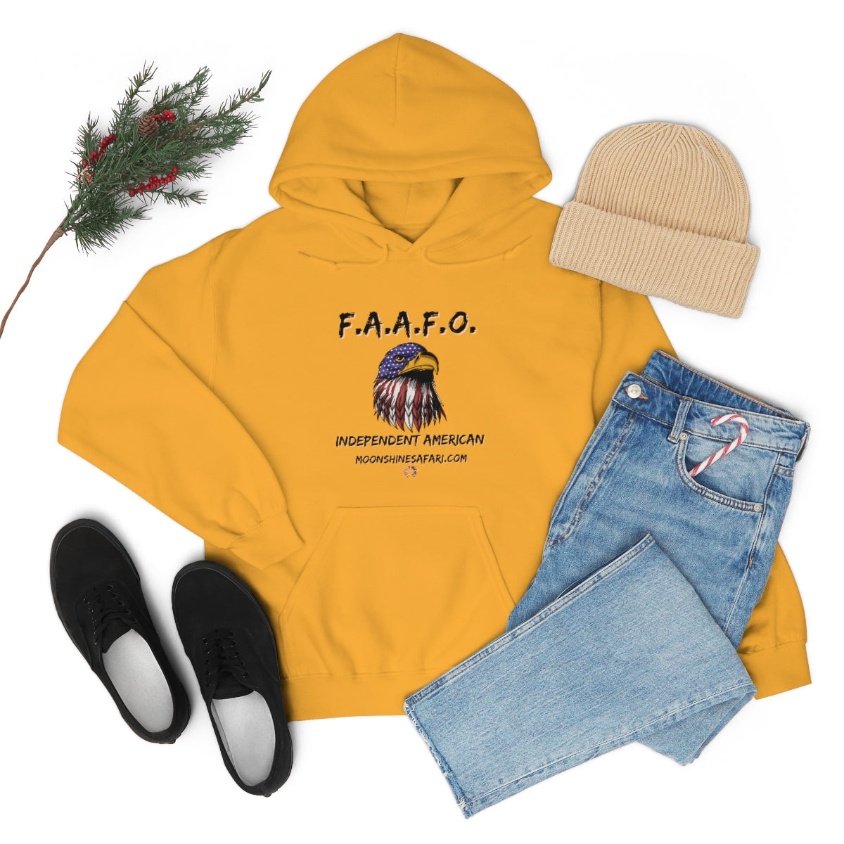 MoonShine Safari F.A.A.F.O. Unisex Heavy Blend™ Hooded Sweatshirt