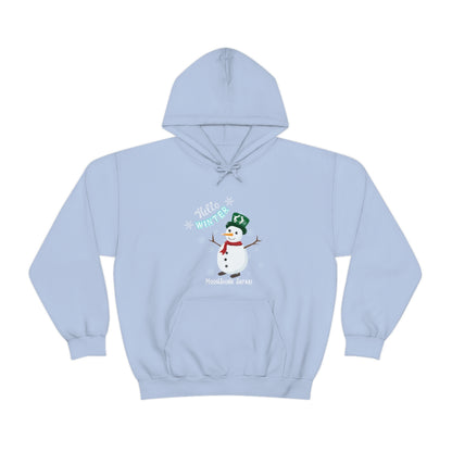 MoonShine Safari Winter Snowman Unisex Heavy Blend™ Hooded Sweatshirt
