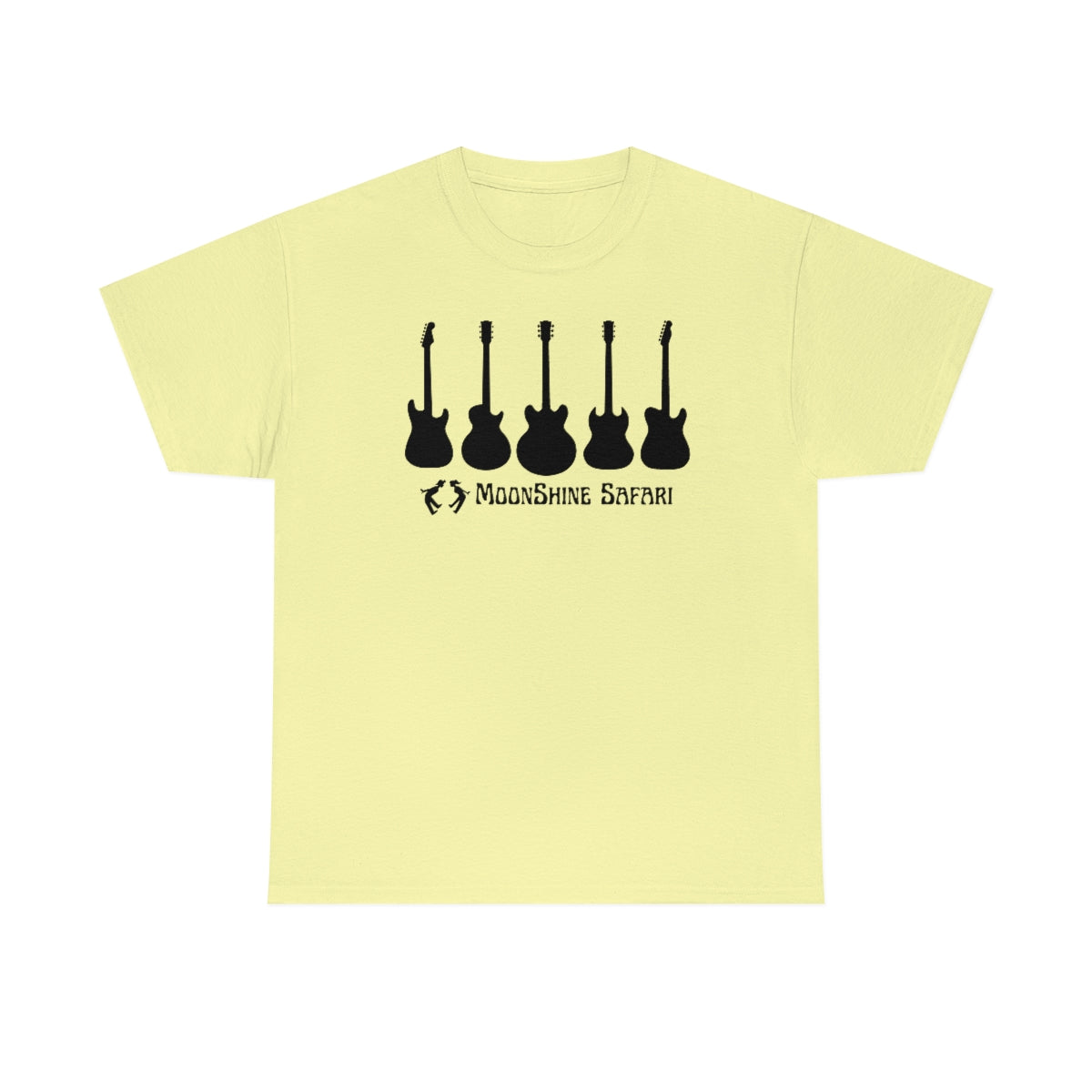 MoonShine Safari Electric Guitar Pillars Unisex Heavy Cotton Tee